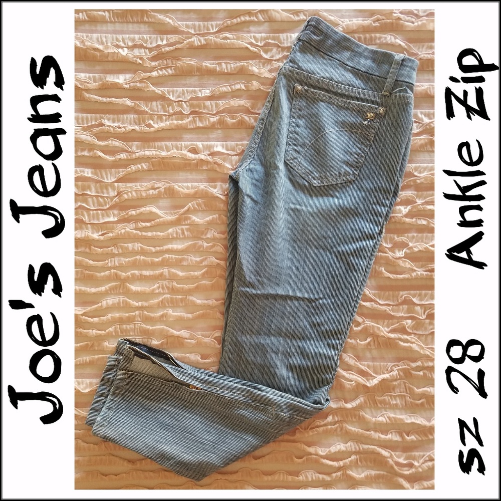 Joe's Jeans sz 28 Ankle Zip Cut